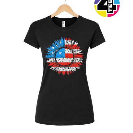 Patriotic Sunflower Pride Women's Tee