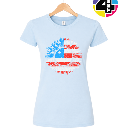 Patriotic Sunflower Pride Women's Tee