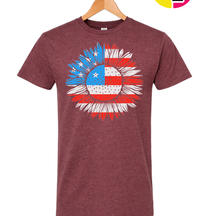 Patriotic Sunflower Pride Tee
