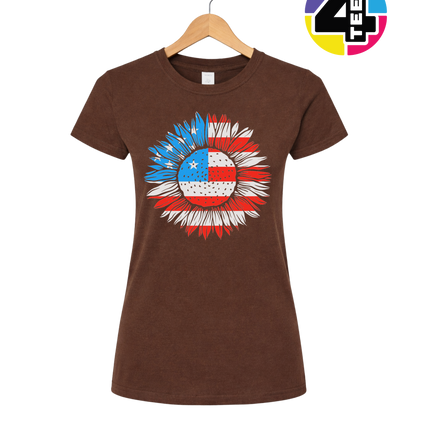 Patriotic Sunflower Pride Women's Tee