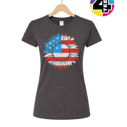 Patriotic Sunflower Pride Women's Tee