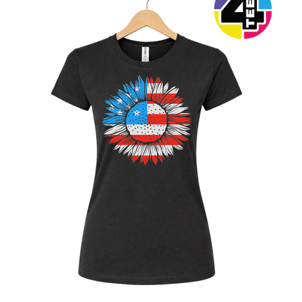 Patriotic Sunflower Pride Women's Tee