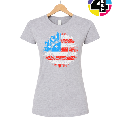 Patriotic Sunflower Pride Women's Tee