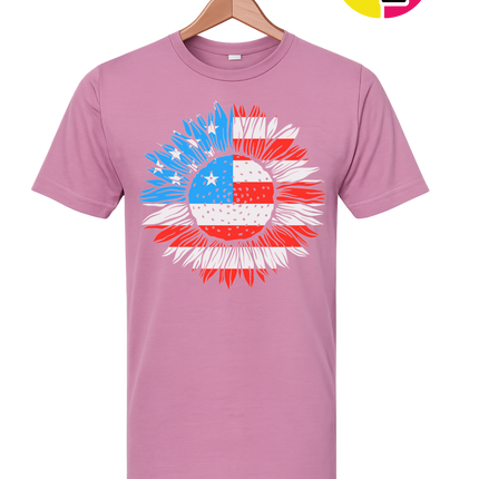 Patriotic Sunflower Pride Tee