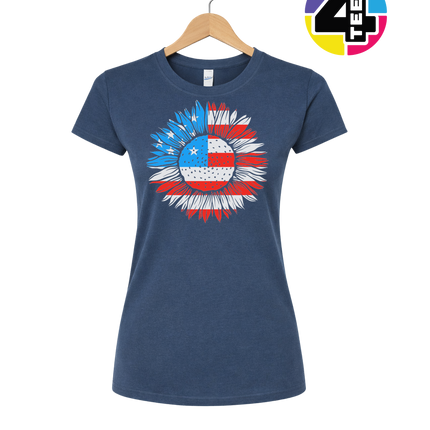 Patriotic Sunflower Pride Women's Tee