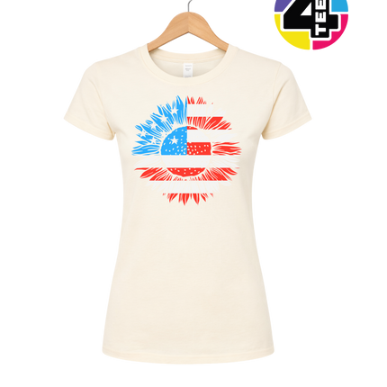 Patriotic Sunflower Pride Women's Tee