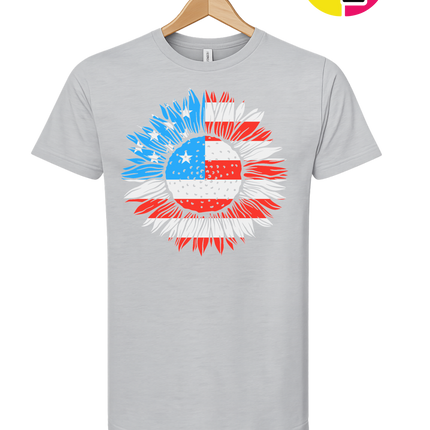 Patriotic Sunflower Pride Tee