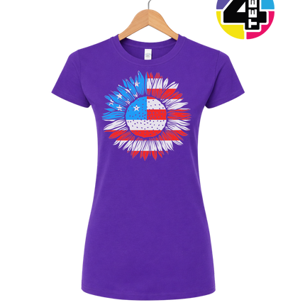 Patriotic Sunflower Pride Women's Tee