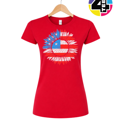 Patriotic Sunflower Pride Women's Tee