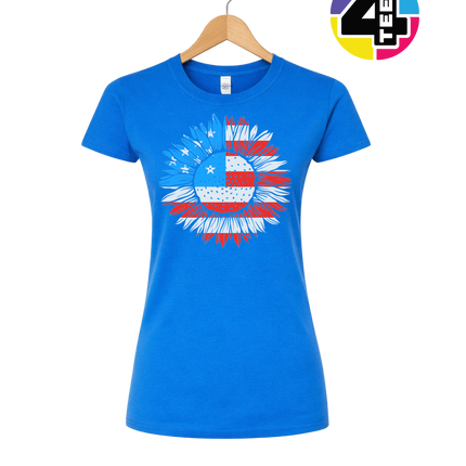 Patriotic Sunflower Pride Women's Tee