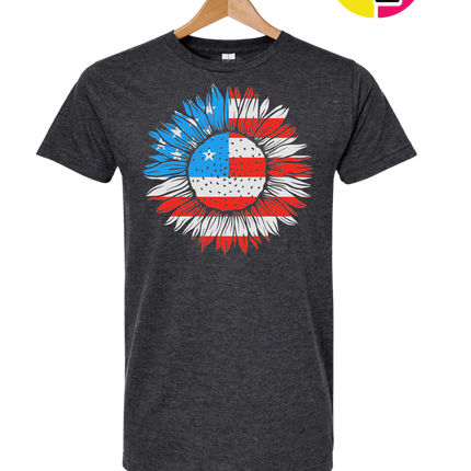 Patriotic Sunflower Pride Tee