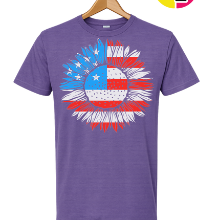 Patriotic Sunflower Pride Tee