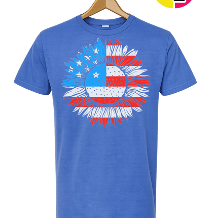 Patriotic Sunflower Pride Tee