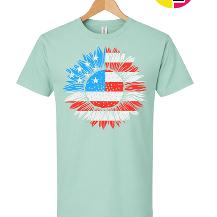 Patriotic Sunflower Pride Tee