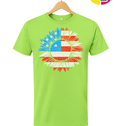 Patriotic Sunflower Pride Tee