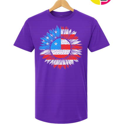 Patriotic Sunflower Pride Tee
