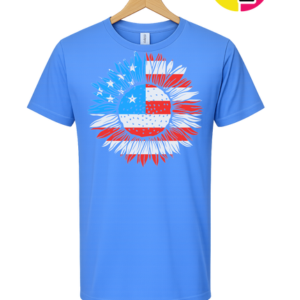 Patriotic Sunflower Pride Tee