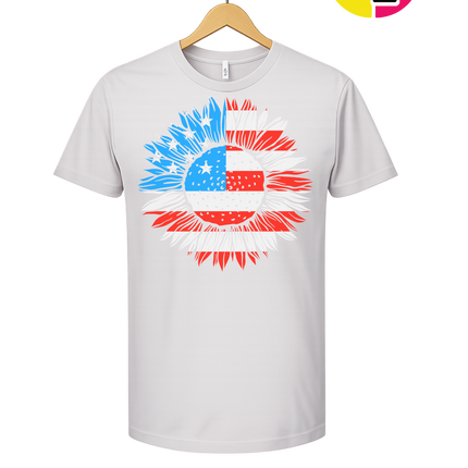 Patriotic Sunflower Pride Tee