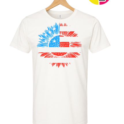 Patriotic Sunflower Pride Tee