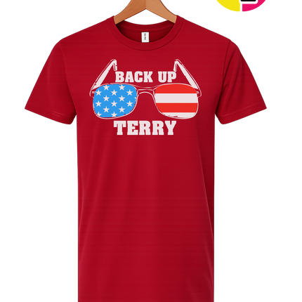 Back Up Terry Patriotic Shades Tee