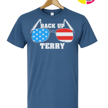 Back Up Terry Patriotic Shades Tee