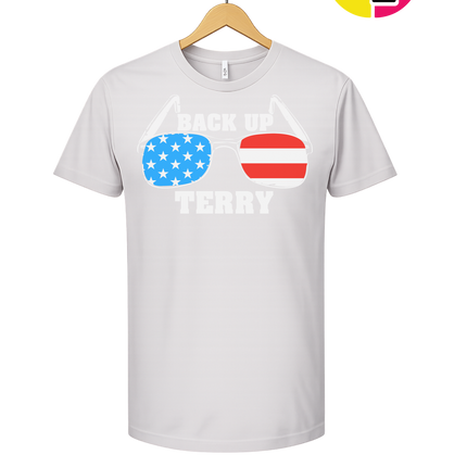 Back Up Terry Patriotic Shades Tee