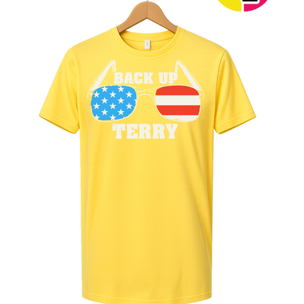 Back Up Terry Patriotic Shades Tee