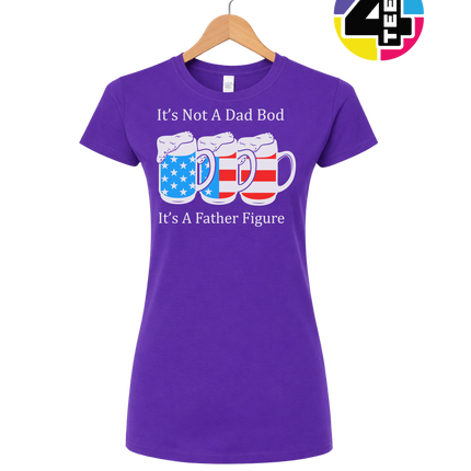 Father Figure Not Dad Bod Women's Tee