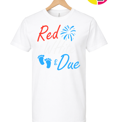 Red White & Due Tee