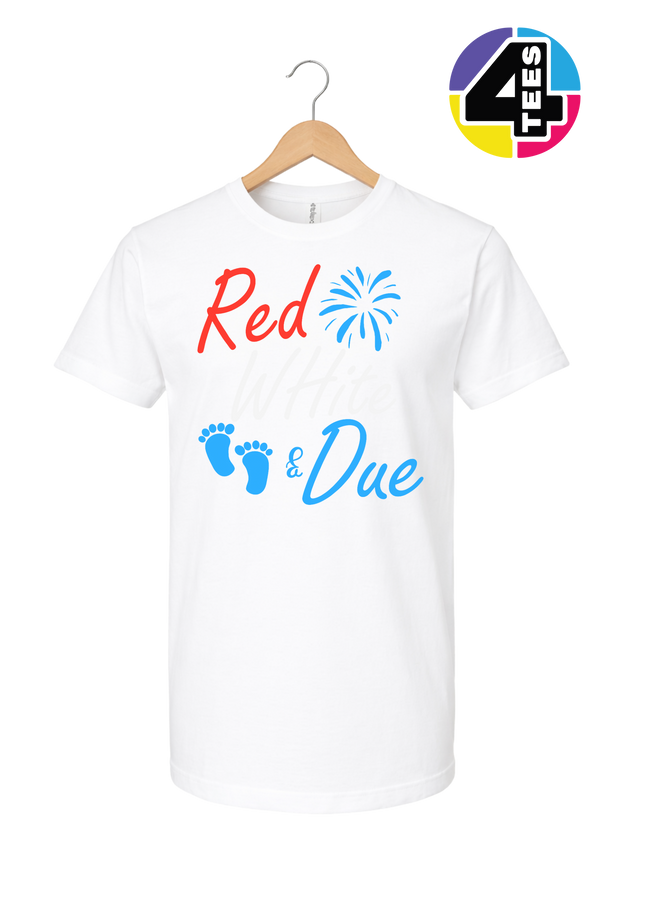 Red White & Due Tee