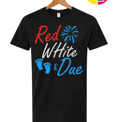 Red White & Due Tee