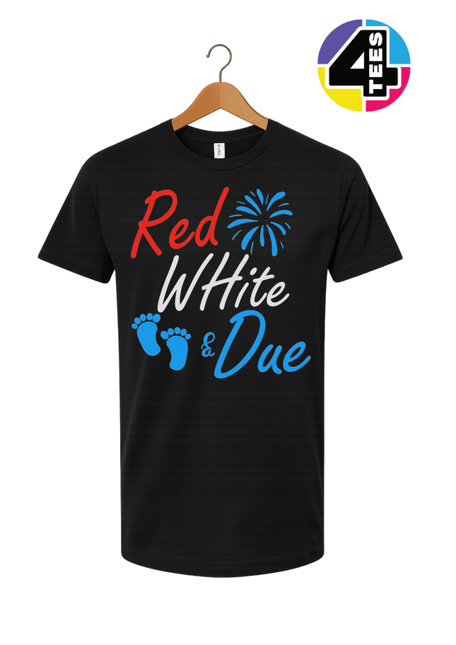 Red White & Due Tee