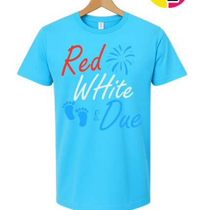 Red White & Due Tee
