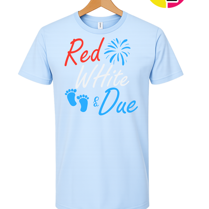 Red White & Due Tee
