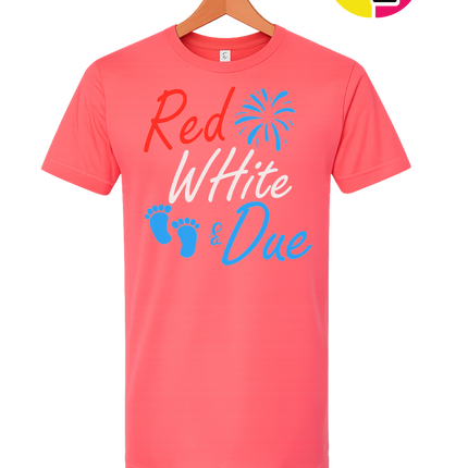 Red White & Due Tee