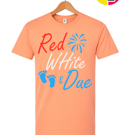 Red White & Due Tee
