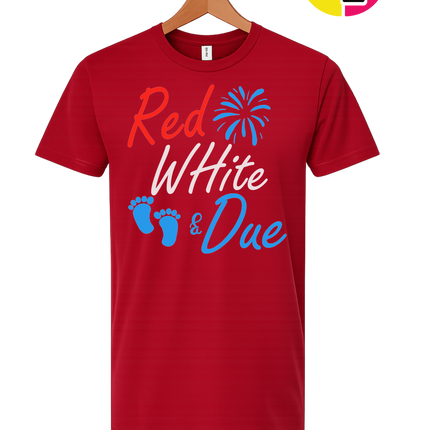 Red White & Due Tee