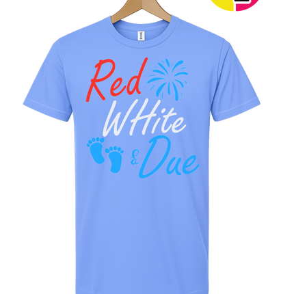 Red White & Due Tee