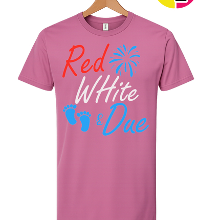 Red White & Due Tee