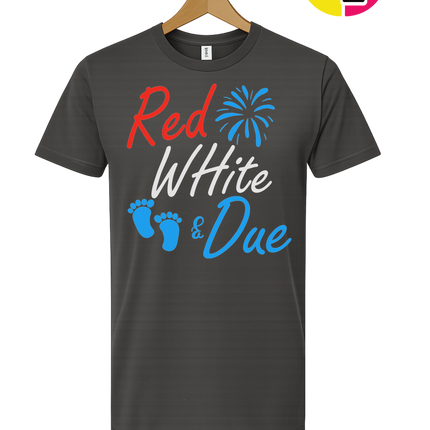 Red White & Due Tee