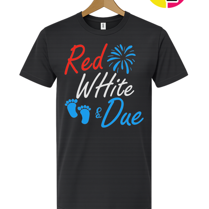 Red White & Due Tee