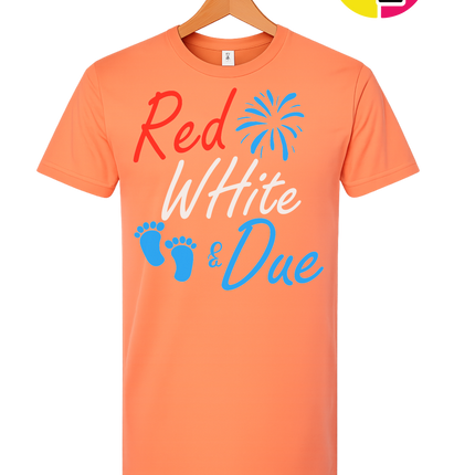 Red White & Due Tee