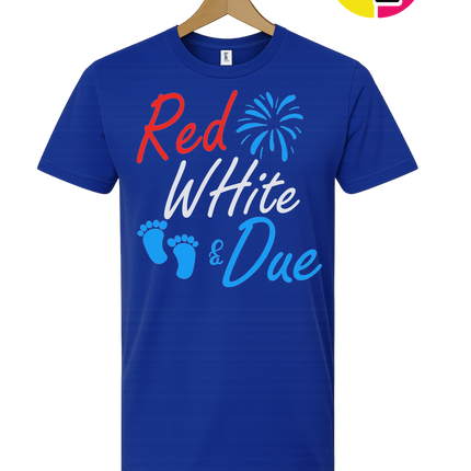 Red White & Due Tee