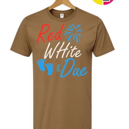 Red White & Due Tee
