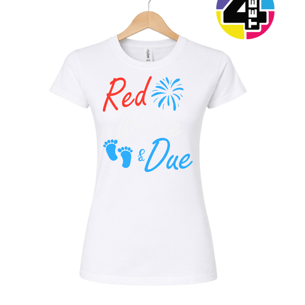 Red White & Due Women's Tee