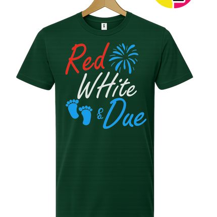 Red White & Due Tee