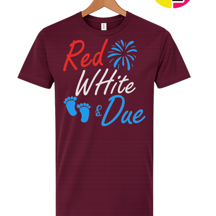 Red White & Due Tee