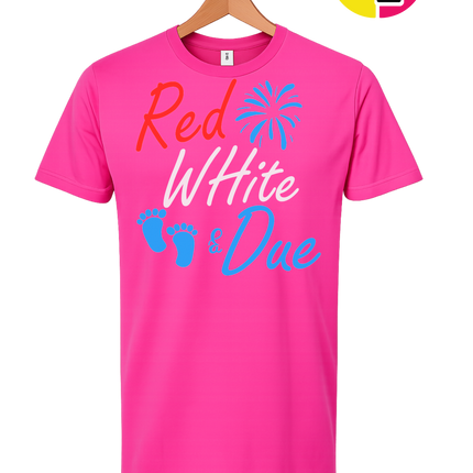 Red White & Due Tee