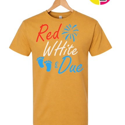 Red White & Due Tee