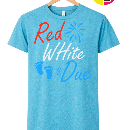 Red White & Due Tee